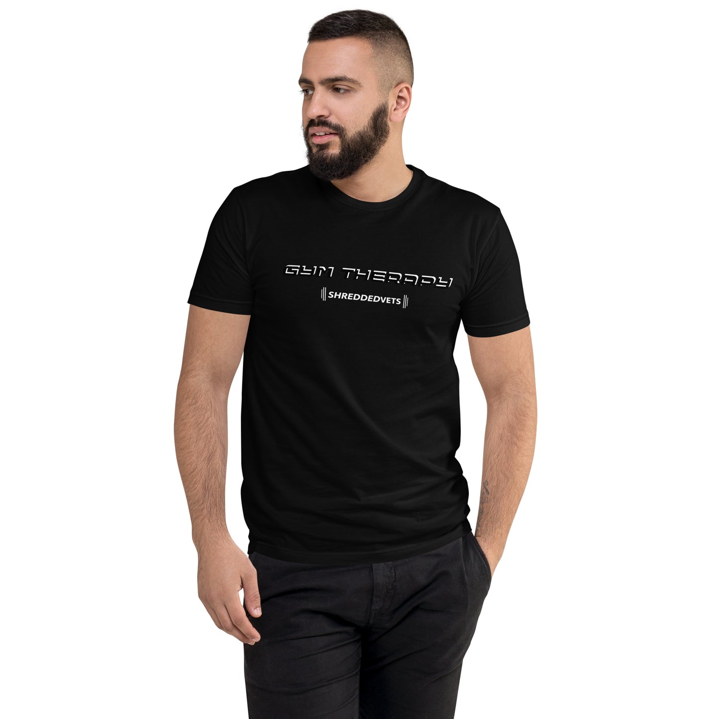 Gym Therapy Fitted Short Sleeve T-shirt
