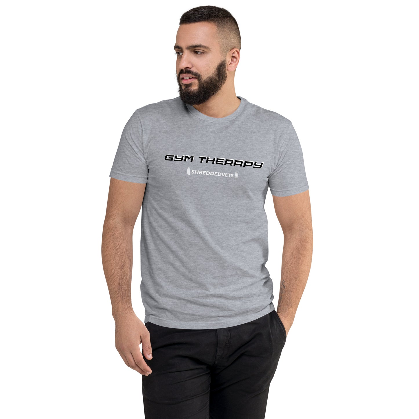 Gym Therapy Fitted Short Sleeve T-shirt