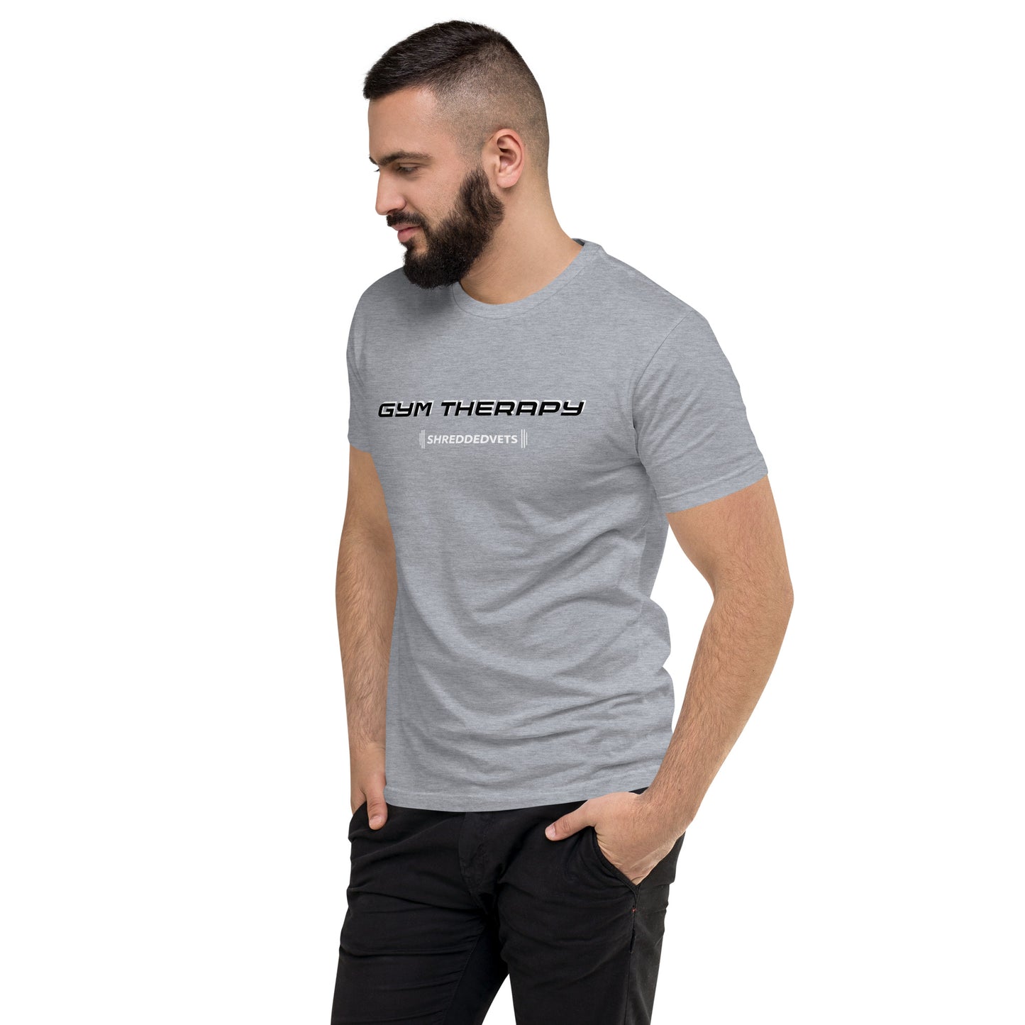Gym Therapy Fitted Short Sleeve T-shirt