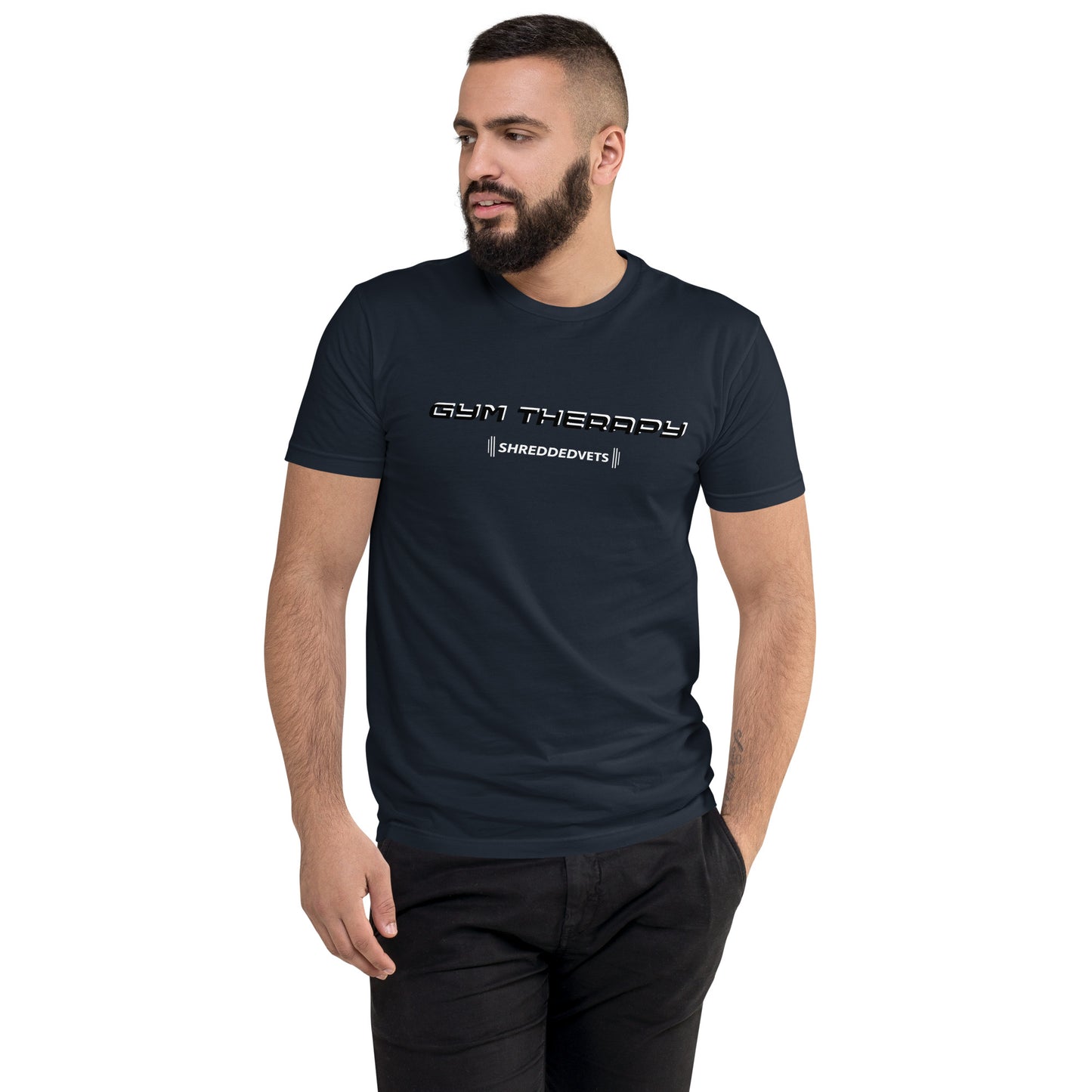 Gym Therapy Fitted Short Sleeve T-shirt