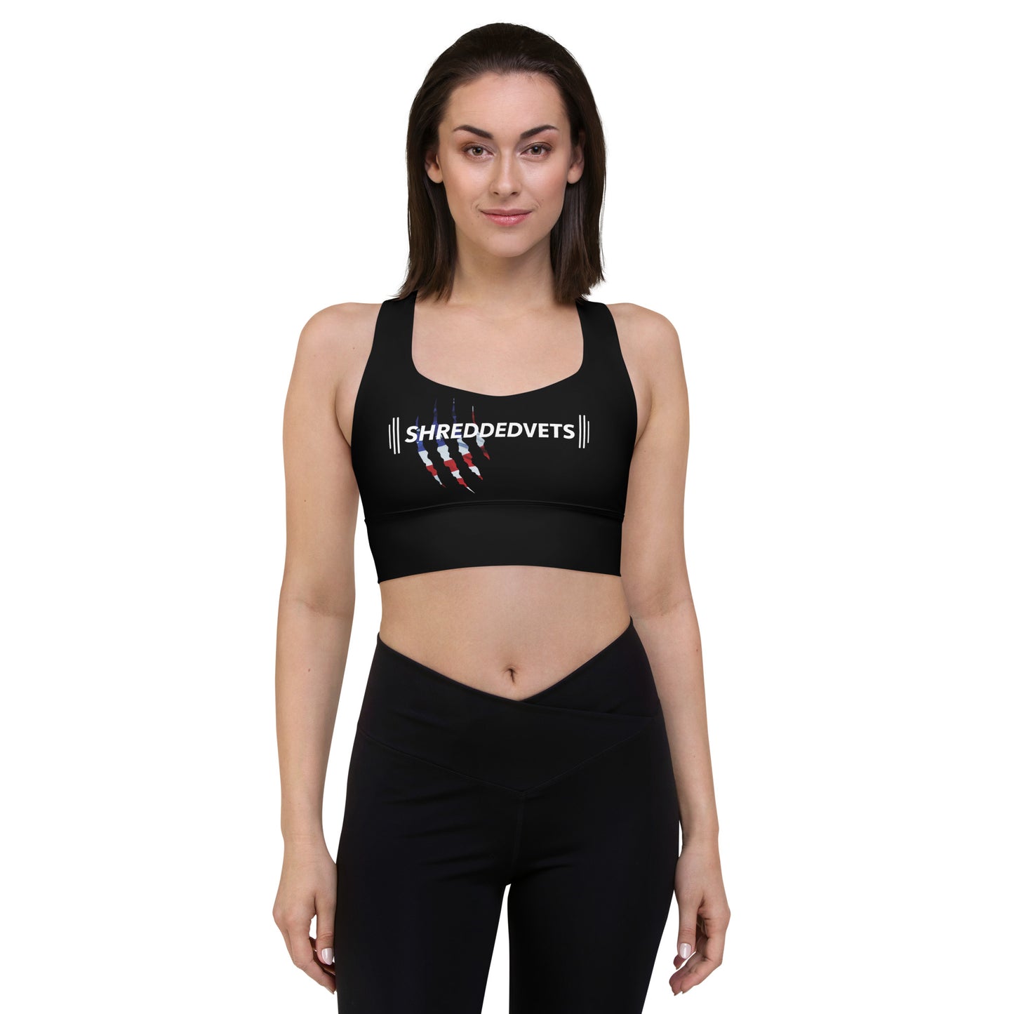 ShreddedVets Claw Longline Sports Bra