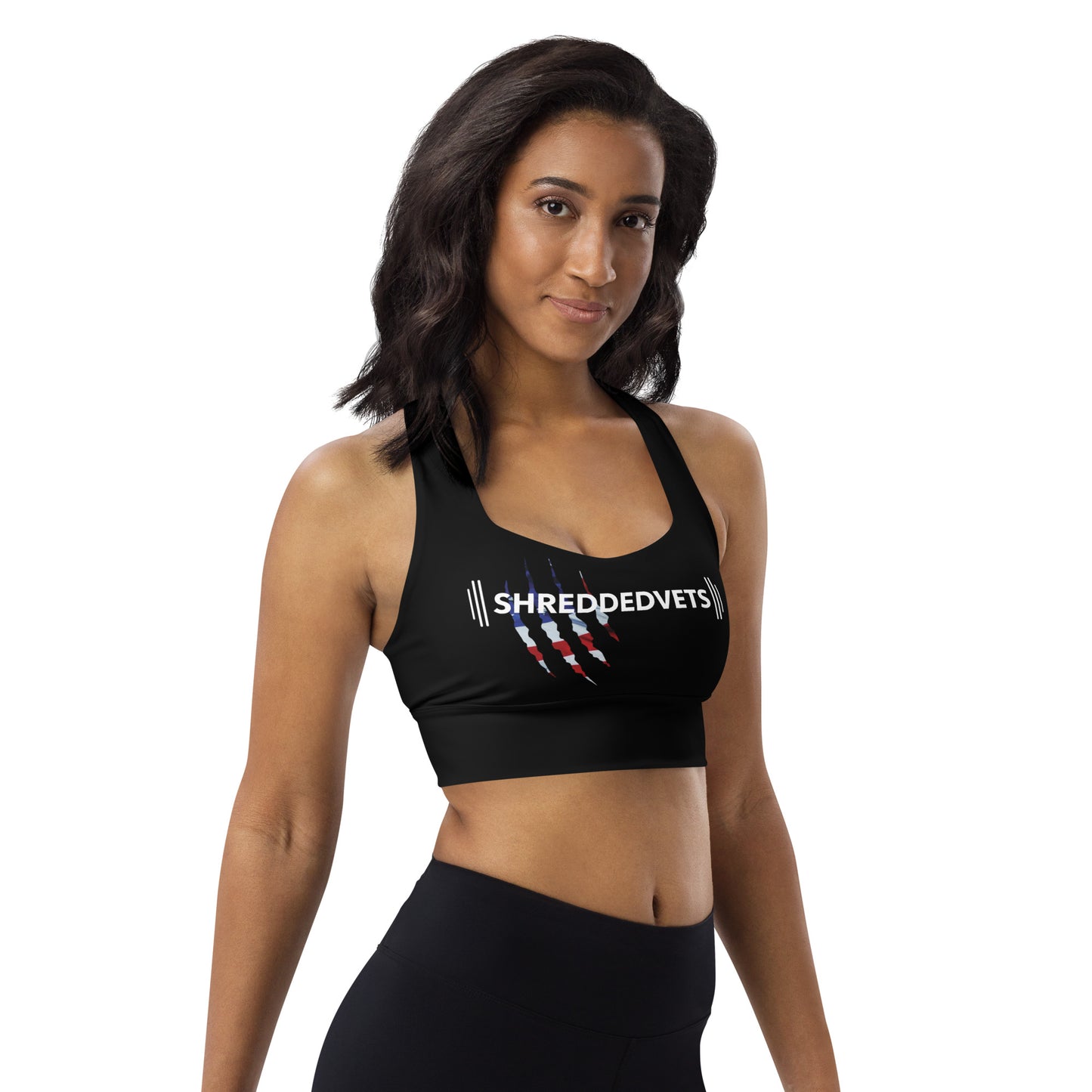 ShreddedVets Claw Longline Sports Bra