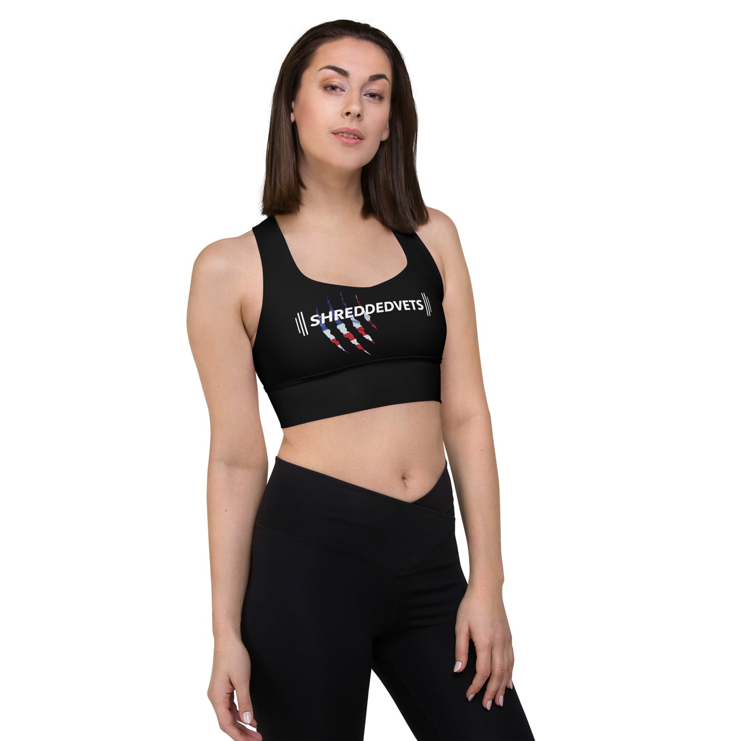 ShreddedVets Claw Longline Sports Bra