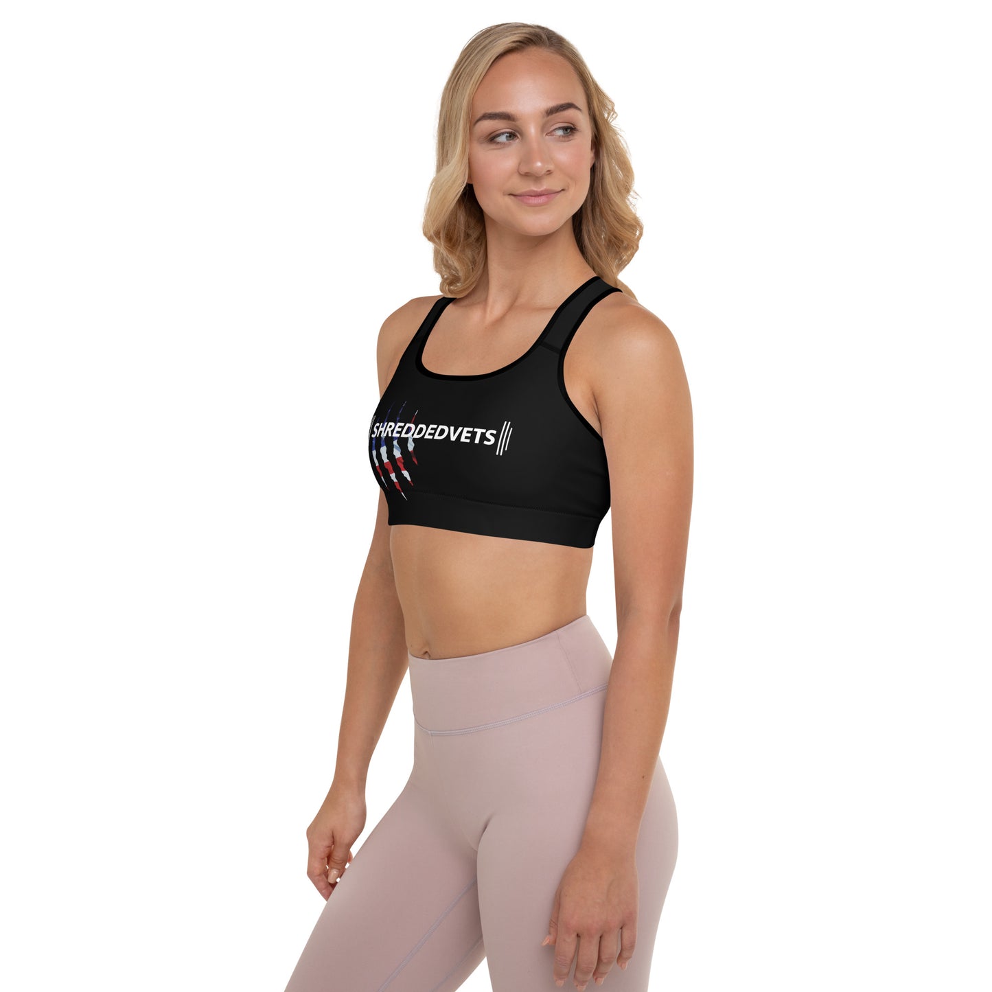 ShreddedVets Claw Padded Sports Bra