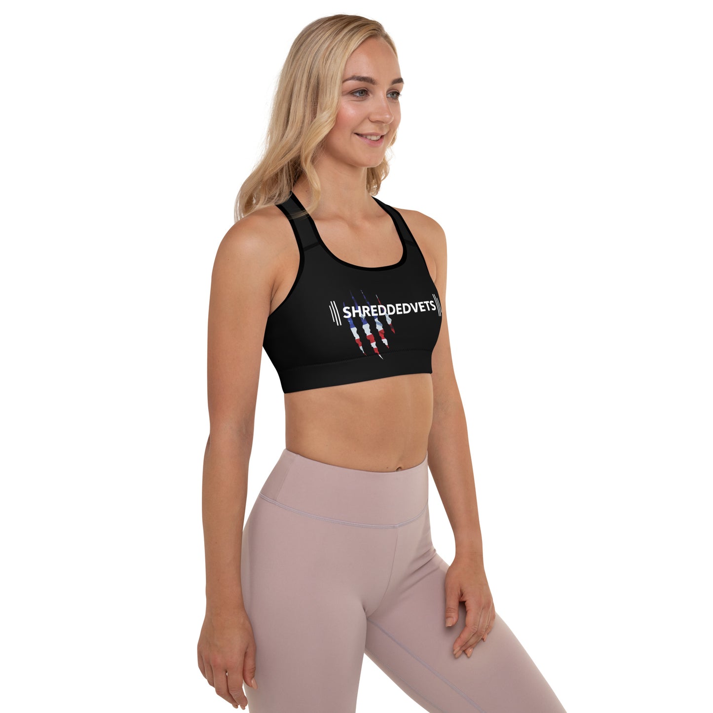 ShreddedVets Claw Padded Sports Bra