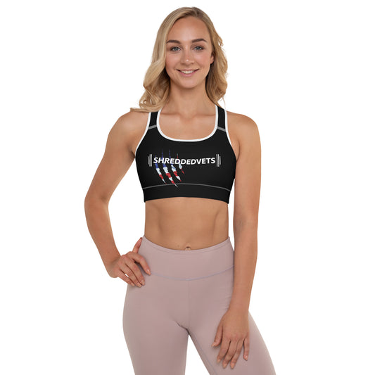 ShreddedVets Claw Padded Sports Bra