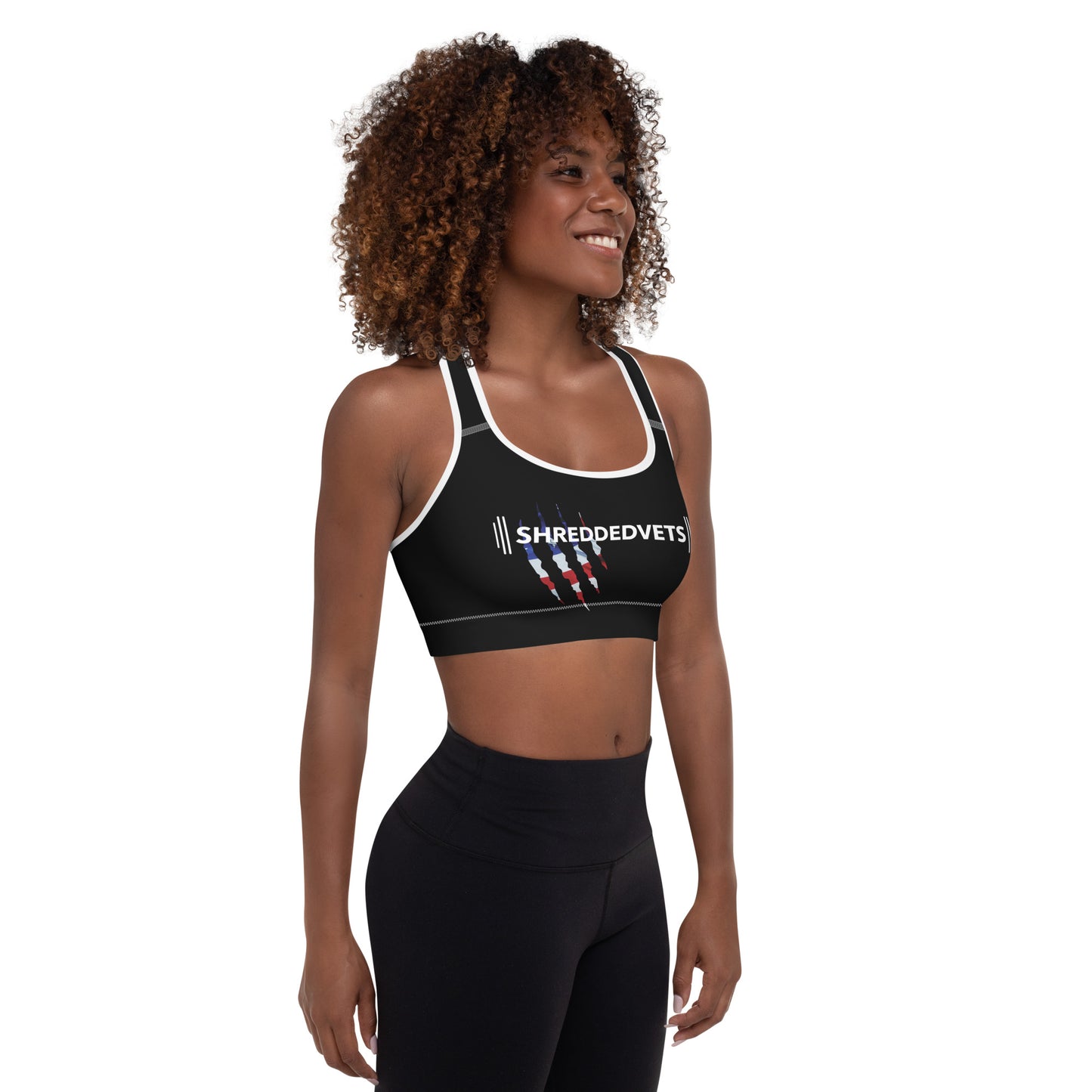 ShreddedVets Claw Padded Sports Bra