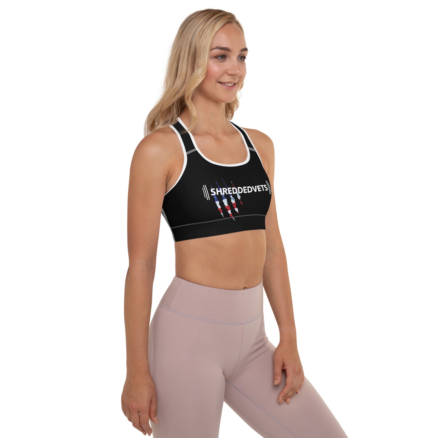 ShreddedVets Claw Padded Sports Bra