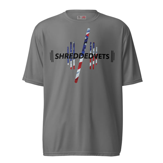 ShreddedVets Unisex Performance T-Shirt- USA Edition