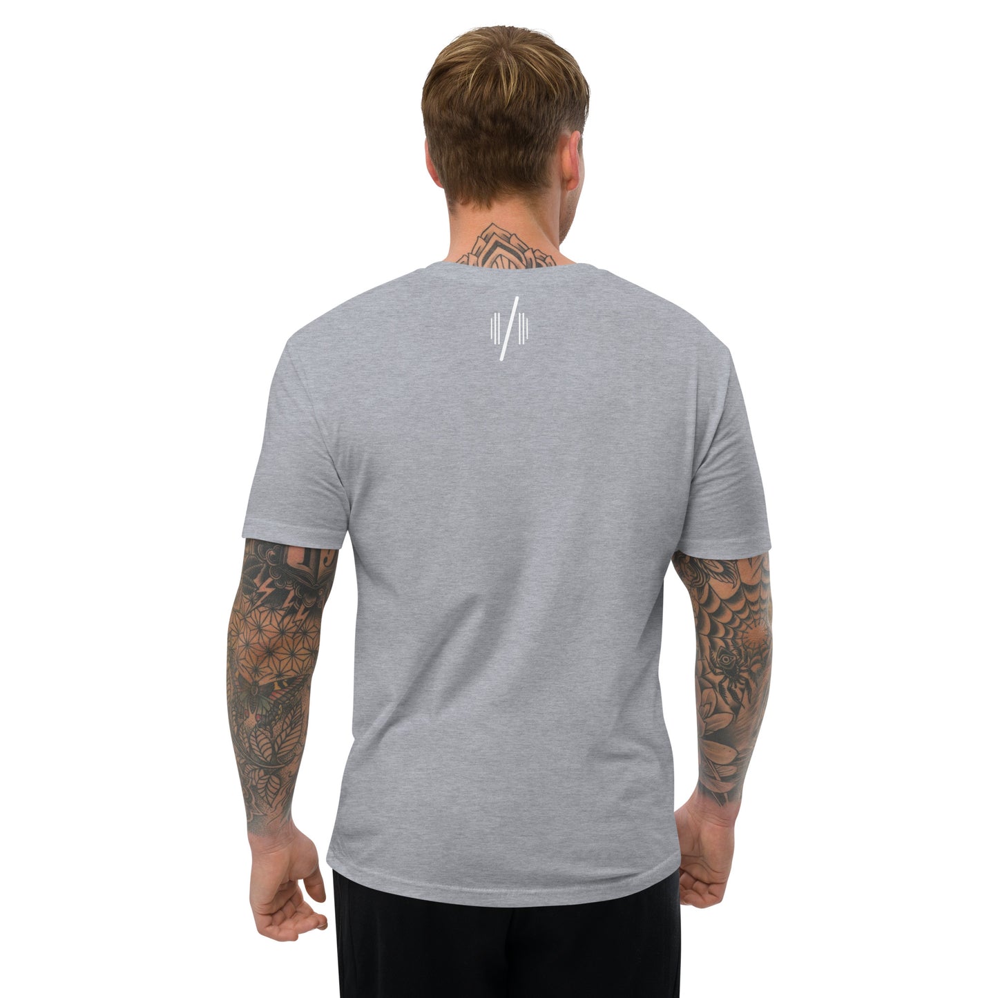 ShreddedVets Claw Fitted Short Sleeve T-shirt- White Print